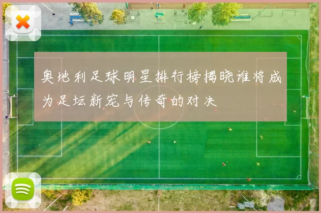 奥地利足球明星排行榜揭晓谁将成为足坛新宠与传奇的对决
